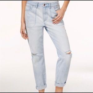 Rachel Roy Distressed Boyfriend Jeans